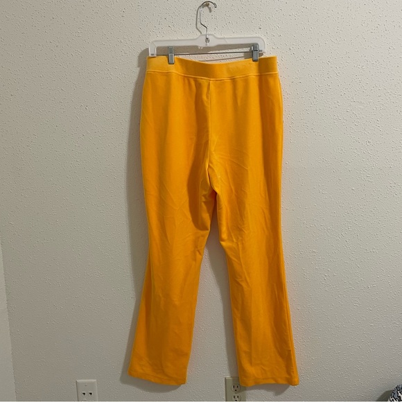 Juicy Couture x OLAY Sunny Yellow Velour Tracksuit Bottoms LIMITED EDITION - Picture 13 of 13
